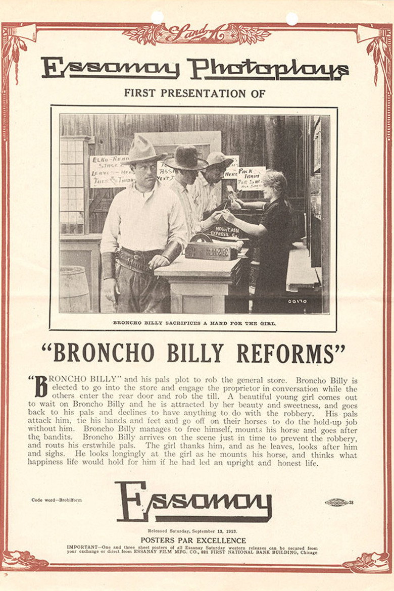 Poster ffilm: Broncho Billy Reforms