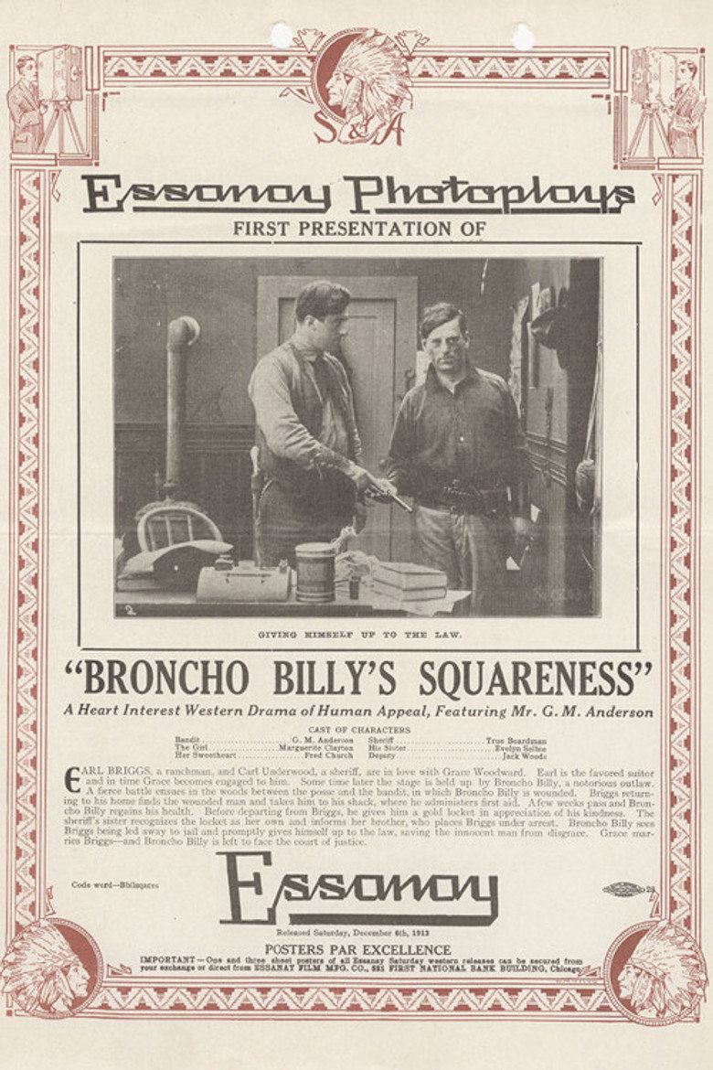 Poster Filem: Broncho Billy's Squareness