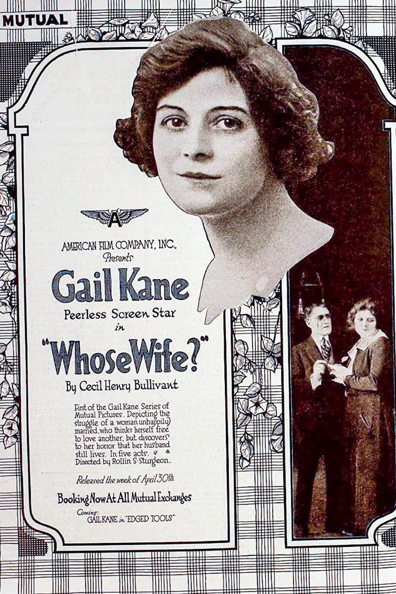Affiche du film : Whose Wife?